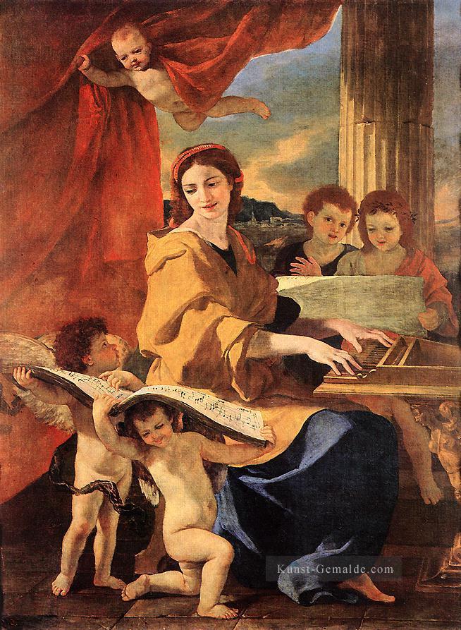 St Cecilia klassische Maler Nicolas Poussin Ölgemälde